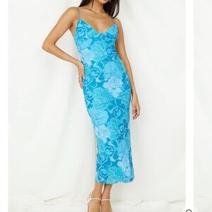 Fortunate One With Grace Maxi Dress Blue